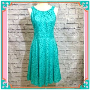 Aqua eyelet Covington sun dress (NWOT)